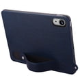 thumbnail image 5 of Case with Stand for iPad Mini 7 2024 (A17 Pro) & Mini 6 2021 (A2567, A2568, A2569) - Durable PU Leather Cover with Auto Sleep Wake, Card Slot, Hand Strap Feature For iPad mini6/mini7,Blue, 5 of 5