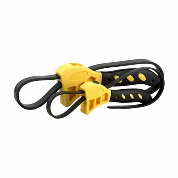 koolsoo Adjustable Rubber Strap Wrench Multifunctional Accessory Easy to Carry Professional Oil Filtering Spanner for Car Agriculture 6inch 8inch