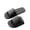 Black, variant on Summer Foldable Flip Flops EVA Anti Slip Quick Dry Portable Shower Sandals For Hotel Beach Couples Casual Outdoor Use