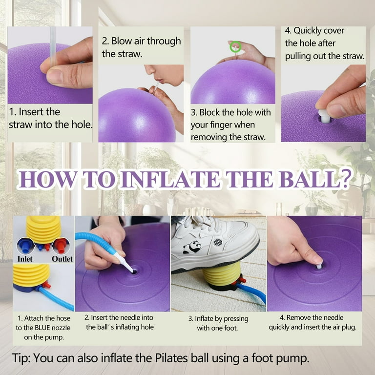 Cyrico Exercise Ball Set, 25-Inch Anti-Burst photo 8