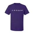 thumbnail image 2 of Wild Bobby C H O S E N Inspirational/Christian Men Graphic Tee, Purple, XX-Large, 2 of 6