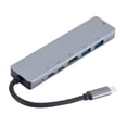 thumbnail image 3 of WRITWAA Type C Extension Adapter 6 In 1 Design Light Grey And 1Set, 3 of 8