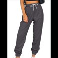 thumbnail image 1 of Pantalones Deportivos Holgados para Mujer, de Otoño, para Entrenamiento, de Cintura Alta, Cómodos y Deportivos. Gris Oscuro M, 1 of 7