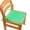 Green, variant on Chair Pads for Dining Chairs Chair Cushions Square 16'' x 16'' Patio Seat Cushion with Strap Bistro Barstool Garden Furniture Washable