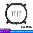 thumbnail image 1 of LGA2011 Pin Circular Base INTEL Base X99 Interface CPU Heat Sink Base Bracket 8cm Brand New cup dolly 80X80mm, 1 of 5