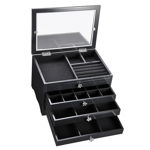 black jewelry boxes for necklaces