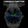 thumbnail image 4 of DOWN Top Brand Luxury Man Wristwatch Waterproof Luminous Date Week Men Watches Stainless Steel Quartz Men's Watch Male reloj, 4 of 10