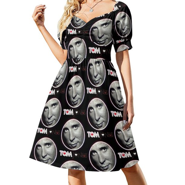 Vestido de manga corta de Tóm jónés vestidos de lujo vestidos para mujer Vestido para embarazadas vestido suelto de mujer