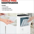 thumbnail image 4 of Honeywell 50-Pint ENERGY STAR Dehumidifier with PUMP for 4,000 Sq Ft – Laundry Mode, Auto-Comfort Mode & Thermal Overload Protection, TPFIT50PWK, 4 of 12