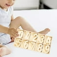 thumbnail image 4 of GUOOL Set of 50 Wood Numbers 0-9 Preschool Educational Tool with Storage Tray Color, 4 of 8