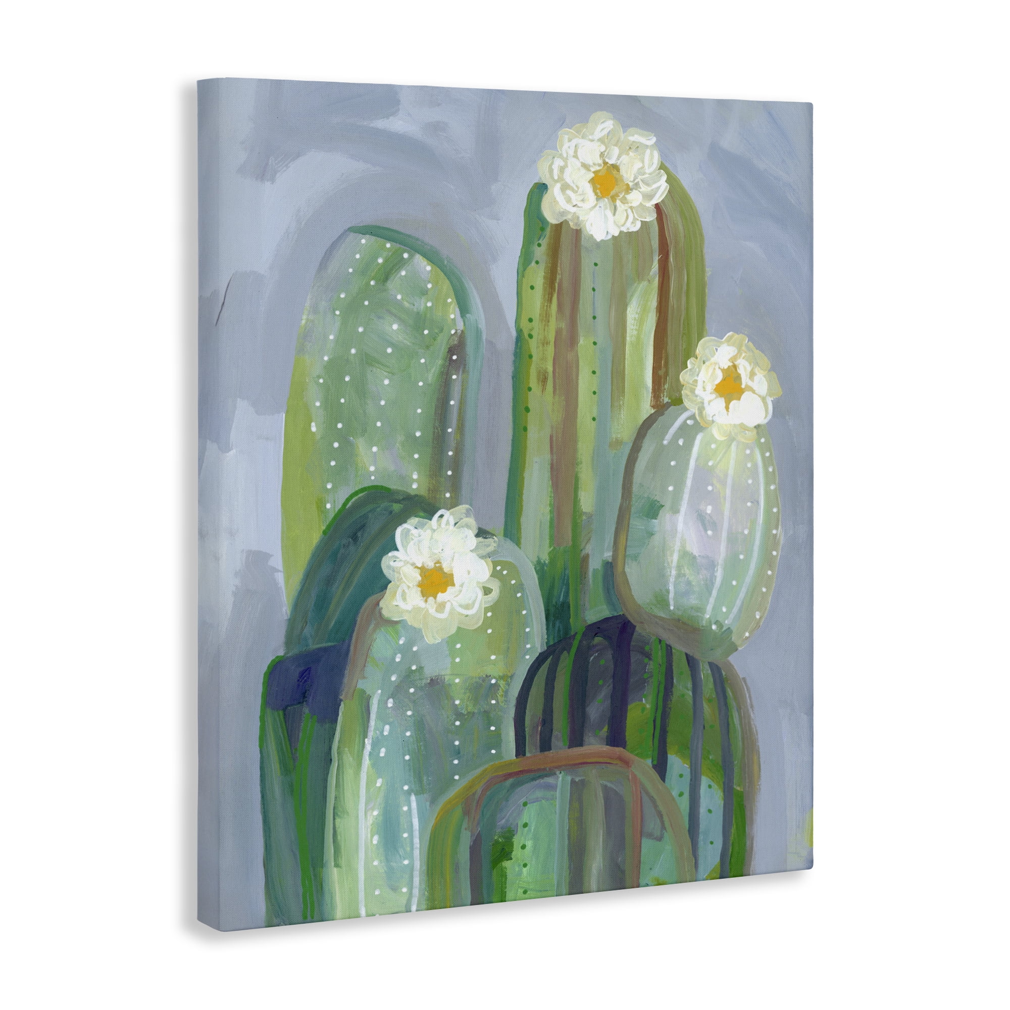 Desert Day Dream Cactus Canvas Wall Art, design by Ashley Davis