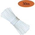 thumbnail image 2 of 30M\\/100Ft Clothes Washing Line Outdoor, 6mm Heavy-duty Cotton Rope Clotheslines String, Cord-nylon Cloth Braided Clothesline Rope for Indoor Hanging Drying Camping Travel & Home Use DIY Craft, 2 of 5