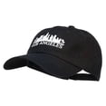 thumbnail image 2 of Los Angeles Skyline Embroidered Washed Cap - Black OSFM, 2 of 5