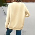 thumbnail image 4 of Women's Fashionable Casual Long Sleeve Printed Pullover Sweatshirt Blessed Design Comfort Top for Women Loose Fit Streetwear,Beige,M, 4 of 5