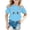 a-Blue79112, variant on Girl's T-Shirt Kids Cartoon Cat Face Graphic Tees Short Sleeve Crewneck Loose Fit Tee Shirt For Casual Daily Outdoor Wear Leisure Top