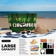 thumbnail image 5 of Daiia Merry Christmas Beach Travel Bag - Water-Resistant Beach Bag, Lightweight Tote with 7 Pockets for Women and Men - Gym,Pool,Camping,Reusable Grocery Bag, 5 of 7