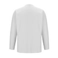 thumbnail image 5 of UVEASISHA Mens Fall Henley Shirts Long Sleeve Quarter Button Up Tops Regular Fit Casual Solid Color Pullover 2024 Fashion Collarless Shirt for Men Deal of The Day Gray L, 5 of 6