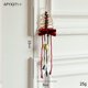 thumbnail image 1 of Nvzi 3 paquetes de adornos navideños para árbol, colgante trenzado con forma de árbol de Navidad y cascabeles dorados para decoración de pared, puerta o fiesta navideña, blanco, pequeño, 1 of 4