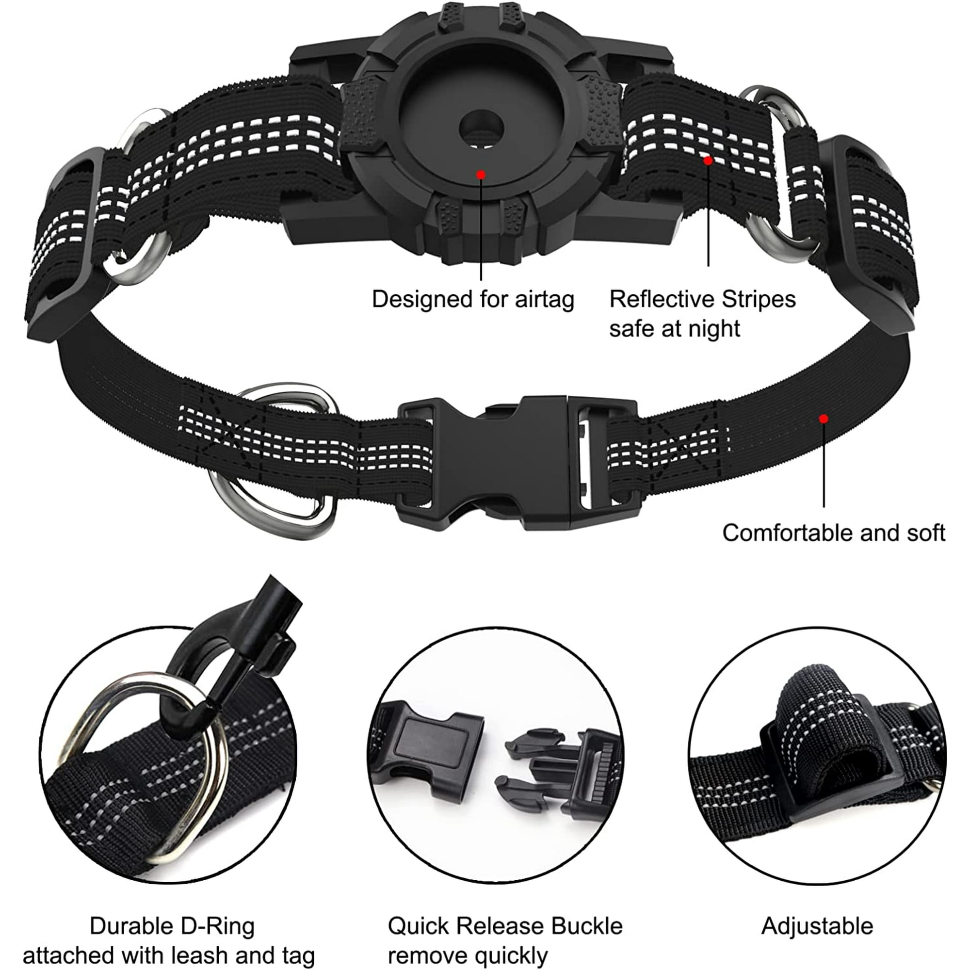 Iguohao Airtag Dog Collar