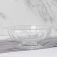 thumbnail image 5 of Efavormart 3 Pack Clear Roman Style Footed Compote Bowl Flower Vase, Round Decorative Plastic Planter Pedestal Vase Centerpiece - 10", 5 of 5