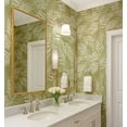 thumbnail image 4 of S4Sassy Self-Stick Decorative Wallpaper, Leaves Wall Paper, Vinyl Waterproof Contact Paper, Green, 25"X 360" Removable Renter Friendly Walls Covering For Bedroom, Dining Room, 4 of 9