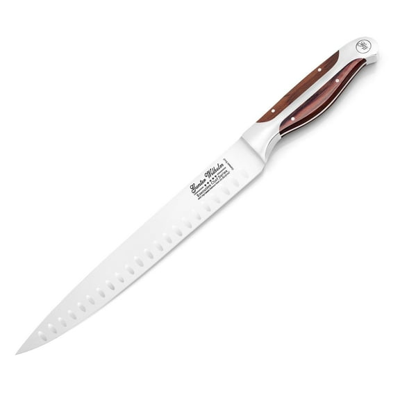 Gunter Wilhelm 10" Carving Knife – High Carbon German Steel – Brown Pakkawood Handle - EXECUTIVE Chef Series