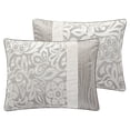 thumbnail image 4 of VCNY Home Arcadia 8-Piece Taupe Floral Comforter Set, Queen, Adult, Unisex, 4 of 7