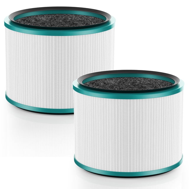 2 Pack Air Purifier Filter Replacements for Dyson HP01, HP02, DP01 Desk Purifiers. Compare to Part # 968125-03 - Compatible with Dyson Pure Hot Cool