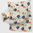 thumbnail image 6 of Naloa Flower Leaves Dog Blanket, 3 Sizes Cat Blanket for Indoor Cats Large Medium Small Dog Gifts-Medium, 6 of 8