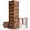 Brown, variant on GoSports Toppling Tower - Giant Wooden Stacking Game- Stacks Up to 5 ft - Brown Wood Stain