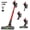Red, variant on Yoomi Cordless Stick Vacuum Cleaner, 35KPa Powerful Suction, 45Mins Runtime, Anti-Tangle, 8 in 1 Lightweight Handheld Vacuum for Hard Floor Carpet Pet Hair, Pink