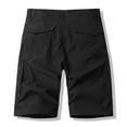 thumbnail image 4 of YLSDY Mens Cargo Shorts Stretch Elastic Waist Ripstop with Packets Work Hiking Athletic Shorts Casual Summer Short Pant Black XL, 4 of 8