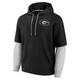 thumbnail image 2 of Men's Fanatics Black Georgia Bulldogs Sleek Pullover Hoodie, 2 of 7