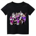 thumbnail image 1 of Nouveau T-Shirt Noir Wednesday Addams Garçon Fille Été Vêtements Décontractés Col Rond Manche Courte Blouse Y2k Wednesday Rôle Chemises, 1 of 2