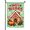 Orange and White, variant on Fall House Flag 28x40 Inch Double Sided Outside Tis' the Season Autumn Rustic Football Pumpkin Leave Large Garden Flags Seasonal Holiday Yard Outdoor Decoration