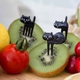 thumbnail image 3 of Plastic Animal Shaped Forks For Party Cake Dessert Fruit Kitchen Tools Ant Cat Design Pack Of 10, 3 of 7