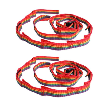 

2PCS Colorful Camping Tent Rope Double Layer Lanyard Lamp Hanging Outdoor Clothesline Daisy Chain Camping Tool
