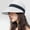 A1 White, variant on Summer Beach Sun Straw Hats for Women Wide Brim Packable Travel Bucket Hats Upf 50+ Visor Hats for Women Foldable Floppy Solid Color Straw Sun Hat Travel Beach Baseball Cap Black