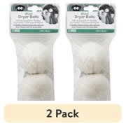(2 pack) Evriholder 100% Wool Dryer Balls, 2 Pack