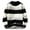 Black, variant on Mens Fashion Mink Fleece Sweater Color Block Casual Long Sleeve Crewneck Knit Pullover Shirts