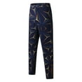 thumbnail image 5 of Lilgiuy Men Casual Fashion Zippered Printed Mid-waisted Trousers With Pockets Pants Breathable Mountain Camping Fishing Pant, 5 of 5