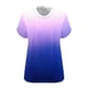 thumbnail image 5 of mfyjkho Tops De Tallas Grandes, Camisa Básica Estampada De Manga Corta Con Cuello En V Para Mujer, Talla Grande Tops De Gimnasio Para Mujer Xxxxxl, 5 of 5