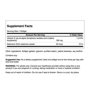 Swanson Vitamin E with Selenium 90 Softgels