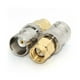 thumbnail image 4 of Monstrate Conectores SMA a BNC Adaptador hembra Bajo consumo de energía Transmisión Antena Convertidor Conector Accesorio Teléfono y Comunicación PC 1, 4 of 6
