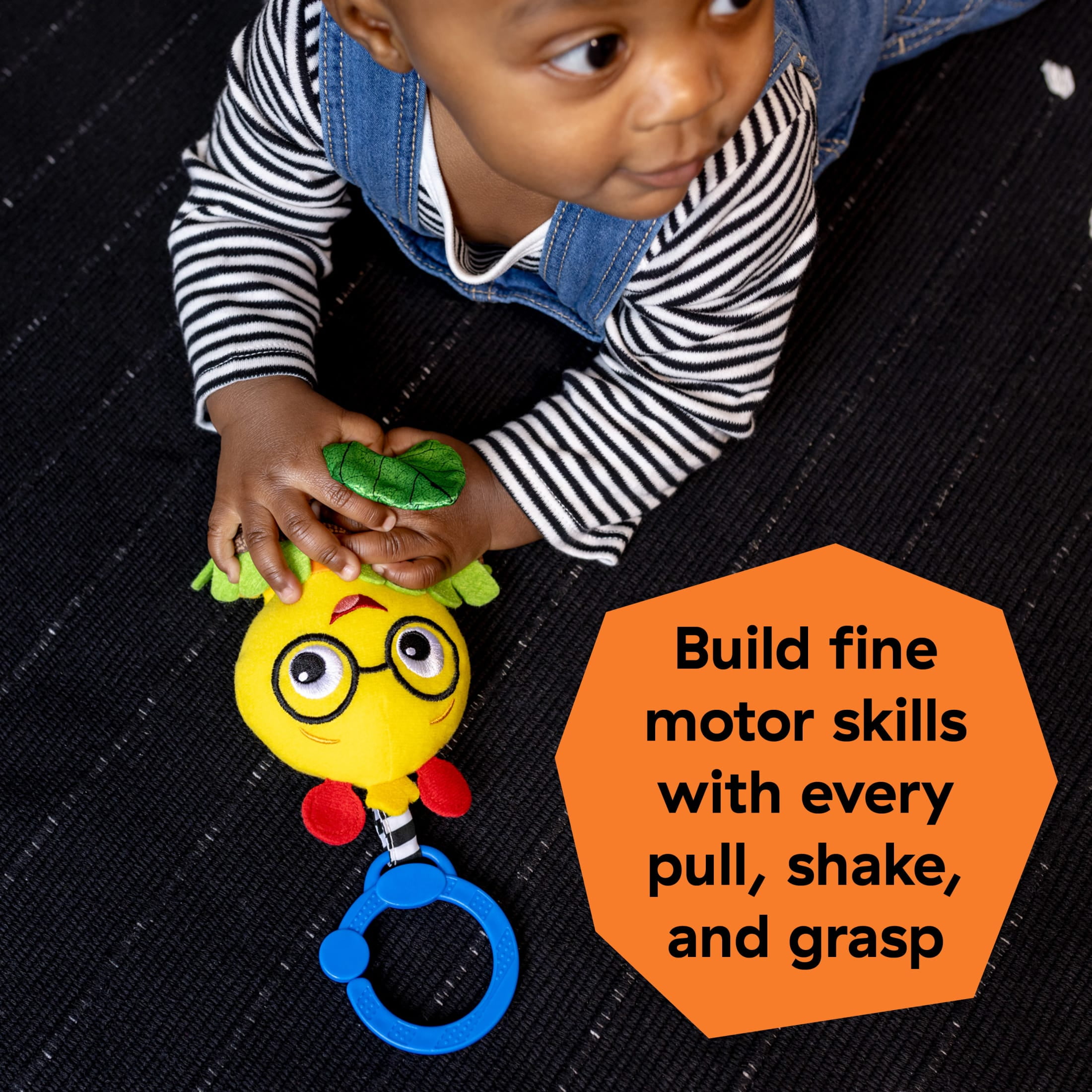 Baby Einstein Cal-a-Puller Pull & Shake Toy, Ages 0+ Months
