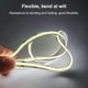 thumbnail image 4 of Cinta De Luz LED Flexible, Mejor Reproducción Del Color 300 Cuentas De Lámpara Película De 2 Caras 110 Lm Tira De LED COB Que Cuida Los Ojos No Deslumbrante Para Gabinete, 4 of 7