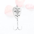 thumbnail image 3 of Creative Stainless Steel Triple Hooks Fishing Tackle with Vivid Design for Lure 1 Set Silver, 3 of 8