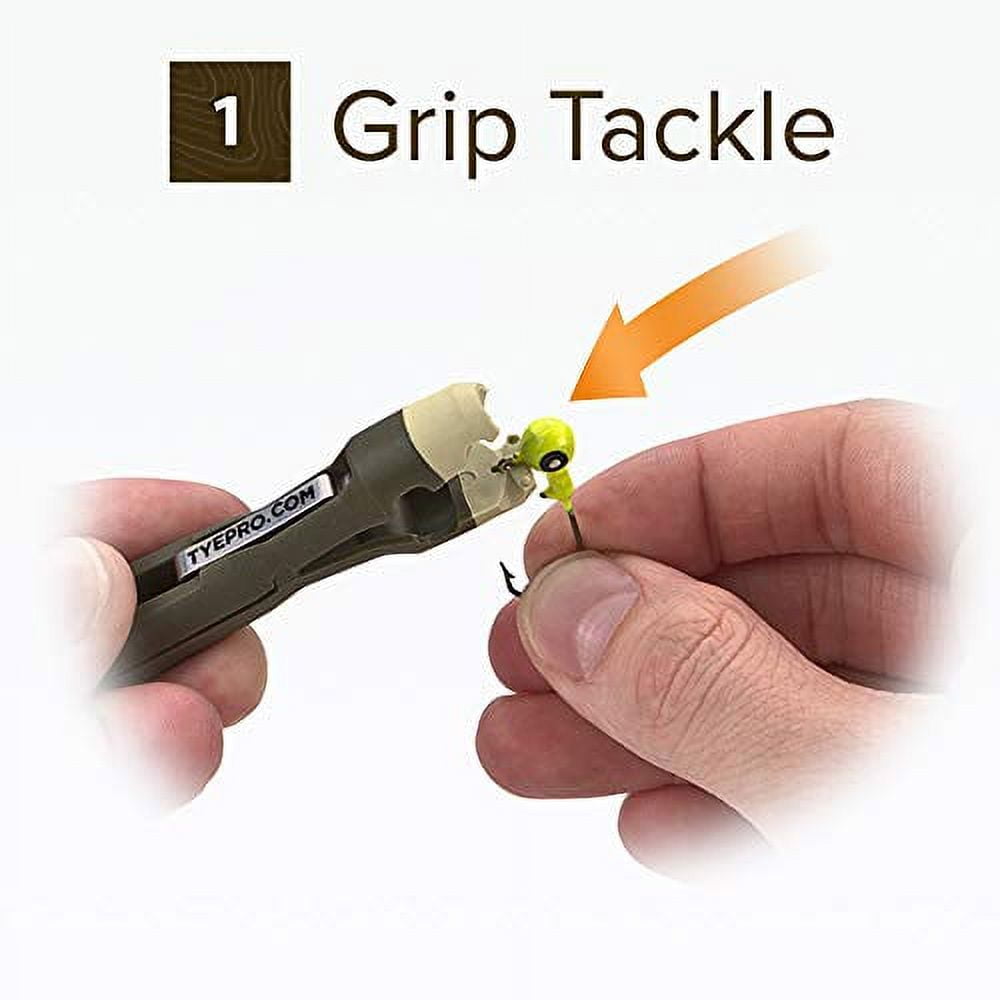 TYEPRO Original Fishing Knot Tying Tool with Line Threader and Clipper - Tackle Box Accessory