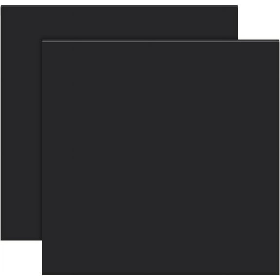 DIY 2Pcs Anti-Slip Silicone Mat 8x8 Inch Waterproof Silicone Placemats Black Heat Insulation Silicone Pad for Craft DIY