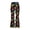 Black, variant on Girls Wide Leg Pants Cute Dolphin Pattern Graphic Athletic Long Sport Slacks Fashion Bell Bottom Flare Kids Casual Trousers Age 3-14Y